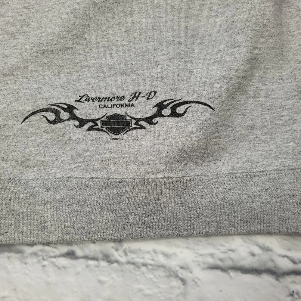 Harley Davidson Kid's Gray Hoodie size XS